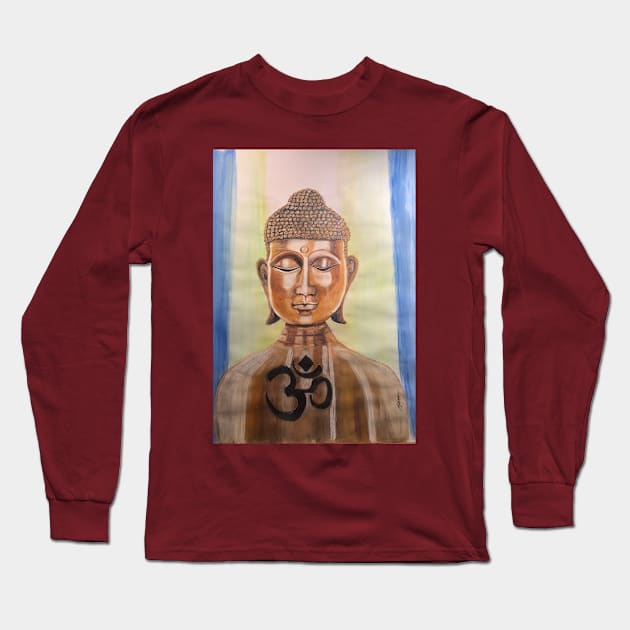 Buddha Long Sleeve T-Shirt by Art by Kerry Cortinas